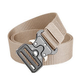 Nylon Tactical Belt Quick-Release for Outdoor Work Khaki