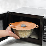 Anti-dust Silicone Lids Suction Seal Lids Food Storage Cover for Cups Bowls Plates Pots