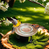 Copper Bird Bath Cleaning Disc for All-Season Outdoor Birdbaths Round Shape