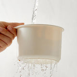 2Pcs Hanging Sink Strainer Basket Kitchen Sink Food Waste Filter with Fine Mesh White