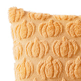 Fall Pillow Covers – Halloween Pumpkin Decor Faux Fur Pillowcase for Chair & Sofa Orange