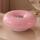 Rechargeable Donut Lamp for Table and Wall with Touch Dimmer Pink