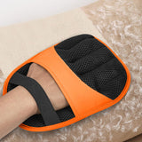 Electrostatic Pet Hair Remover Gloves Reusable Orange
