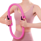 Yoga Set Pilates Essentials Kit for Women with Ring and Ball Pink