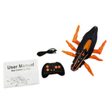 Rechargeable Wall Climbing Gecko RC Car Toy Orange