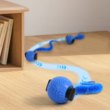 Automatic Cat Rolling Ball Interactive Pet Toy with Multiple Motion Modes for Pet Cats Dogs Blue