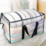 4Pcs 92L Oversized Moving Bag Transparent Christmas Holiday Heavy-Duty Storage Tote