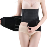 3-in-1 Postpartum Belly Band Waist Shapewear – Recovery Girdle After Birth Support Black