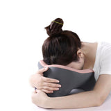 Travel Neck Pillow U-Shaped Neck Support Memory Foam Pillows Pink