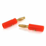 40 PCS Connector 4mm Gold Plated Banana Audio Speaker Plugs for Audio Red