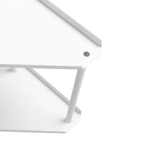 2-Tier Storage Rack – Perfume & Skincare Organizer for Home White