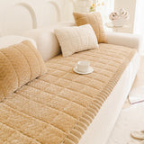 Non Slip Corduroy Pet Sofa Cover Plush Couch Protector Furniture Cover Khaki