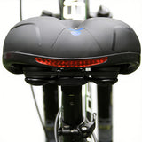 Air Cushion Shock Absorbing Mountain Bike Saddle Seat Comfortable Blue