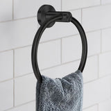 4 Pcs Stainless Steel Bathroom Hardware for Bathroom Wall Mounted Black