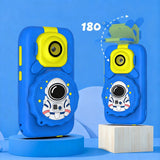 2 in 1 Smart Phone Toy with Microscope Camera Mini Pocket Handheld STEM Educational Toy - Blue