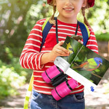 4X30 Binocular for Kids Bird Watching Hiking Outdoor Exploration Christmas Birthday Pink