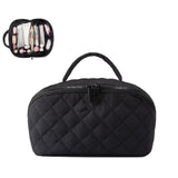 Large Capacity Portable Cosmetic Bag Travel Toiletry Storage Organizer Black