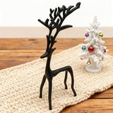 Christmas Reindeer Figurines Centerpieces Decor for Coffee Table Fireplace Large