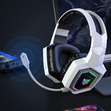 2.4GHz Wireless Gaming Headset with Flip Mic for PC White