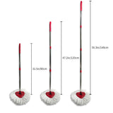 Replacement Spin Mop Head Set Compatible with O-Cedar EasyWring Spin Mop Style 3
