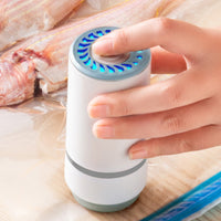 Electric Vacuum Sealer Set Handheld Vacuum Sealer with Reusable Vacuum Food Storage Bags and Sealing Clips