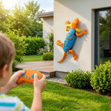 Remote Control Lizard Gecko Wall Crawler 9 Lighting Modes Toy Gift Orange