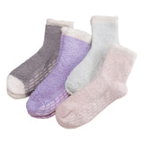 4 Pairs of Women Soft Warm Indoor Socks Stretchy Cozy Home Slipper Socks