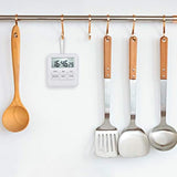 Digital Kitchen Timer with Large Display 99 Hour Countdown Count Up Timer with Retractable Stand for Cooking Classroom Workout White
