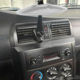 Car Air Vent Drum Cymbal Decoration Musical Cymbal Ornament for Car Truck SUV Silver