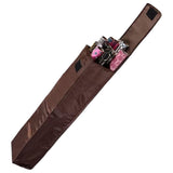 Wrapping Paper Organizer Bag Holds 9 Rolls with Pocket for Christmas Brown