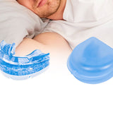 Adjustable Anti-Snore Mouthpiece Stop Teeth Grinding Mouth Guard Sleeping Aid Blue