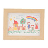Removable Clip Kids Picture Frame A4 Artwork Display - Beige
