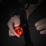 5-Mode Smart Tail Light Sensing Rear Brake Light for Night Riding Rechargeable Auto On/Off Bicycle Light