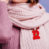 Embroidered Christmas Letter and Pattern Patches Iron On for Clothes Style 1