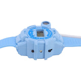 Rechargeable Kids Watch Walkie-talkie Remote Wireless Call Intercom Toy with Flashlight Kid Gift Blue