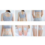 12Pcs 5 x 5cm Replacement Electrode Pads Self-Adhesive Massage Pads for TENS Machine