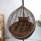 Hanging Egg Chair Cushion Seat Pad for Swing Chair Patio Furniture Coffee