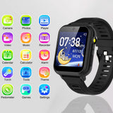 Smartwatch for Boys Girls Touchscreen Smart Watch with 16 Games MP3 Player Black