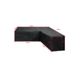 Outdoor Protector Cover for L Shape Corner Sofa Garden Rattan Sofa Cover Furniture Protector