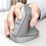 Wireless Keyboard and Mouse Combo 2.4G Full Size Wave Keys  for Windows Desktop Gray-White Gradient