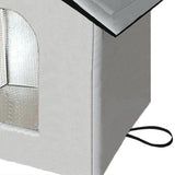 Outdoor Cat House Outdoor Cat House Weatherproof for Indoor and Outdoor Gray