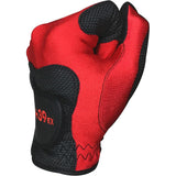 Breathable Stretch Golf Glove Washable Non Slip Grip for Men Women Red