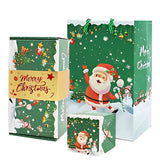 Christmas Folding Surprise Gift Box with 10 Jumping Bounce Gift Boxes Green