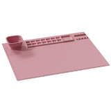 Anti-Stick Silicone Painting Mat Drawing Art Pad Washable Painting Mat Pink