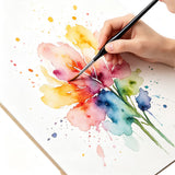 11 PCS Artist Paint Brush Detail Brush Set for Watercolor Acrylic Oil Black
