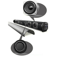 Bluetooth 5.0 TV Soundbar Subwoofers Speaker Wireless Sound Bar for Home Theater