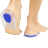 Pair of Gel Shoe Cushion Heel Insole Foot Insert Heel Pads – Blue