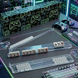 Non-Slip Mahjong Racks with Pushers Gift Ready Mahjong Gifts Transparent
