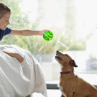 Wobble Giggle Dog Ball Pet Dog Interactive Toy Ball Squeaky Dog Toys Ball