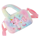 Cute Unicorn Sling Bag Set for Girls Rainbow Crossbody Bag Dress Up Accessories Style 2